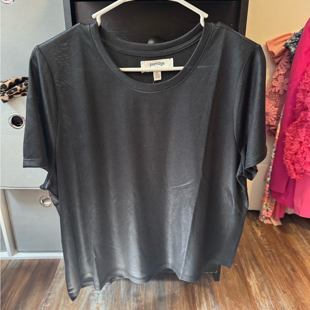 Anthropologie Porridge Shine Glam Tee